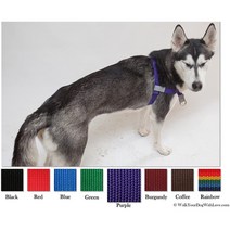 일본직발송 4. Walk Your Dog with Love 논초킹 비끌기 애견 하네스.정면으로 개를 이끌다.오리지널판 D, 5br-10 kg  DEEP PURPLE_옵션