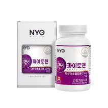 캐나다 파이토젠 대두이소플라본 식물성 에스트로겐 여성 갱년기 영양제 60캡슐 2달분, 2개