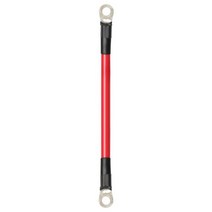 배터리 인버터 케이블 8 6 4 2 AWG 좌초 구리 와이어 커넥터 (솔더 접지 포함) 자동차 용 점퍼 RV 보트 스타터 솔라, Red, 6 AWG - 16mm2, M6-M6 + 100cm length