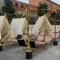 글램핑텐트 글램핑제작 야외 몽골 대형 글램핑장 바베큐장 감성 야외 인터넷 연예인 삼각 텐트 냄비 케이터링 바베큐 옥상 레스토랑 방수 관광 명소 캠핑 캠프 B&B, 삼각형 2.5X2.5미터