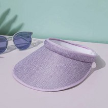 모노 와이드 썬캡(퍼플) (여성용)