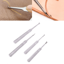 가죽 스카이빙 피할기 U V타입 스티칭그루버 엣지베베러 DIY도구, V타입 112mm