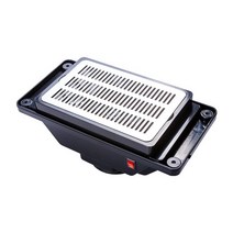 저소음 네일 흡진기 데스크탑 인레이 네일 클리너 더스트 콜렉터 젤 폴리싱 살롱 또는 가정용 아트 머신, 02 black_02 AU