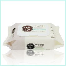 (에스피유통) 하늘선물 캡형 유아 다용도 물티슈 100매