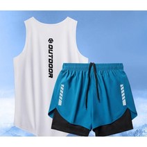 쿨 마라톤 복장 세트 러닝복 조깅 상하의 나시 여자마라톤복장 XL XXL XXXL 빅사이즈, M, F