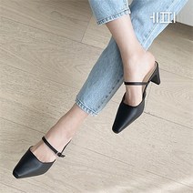에피소드블랑 에피소드블랑 여성 대학생 여름 메리제인 블로퍼힐 7cm (6843920)