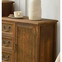 원목빈티지서랍장 침실인테리어 복도수납장 정리함, 화이트 - 57x32x102cm