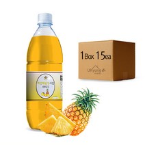 별코리아 파인애플향 슬러시원액 1kg*15ea/box 파인애플맛 슬러시시럽, 파인애플