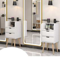 미용실 헤어샵 거울옆 미용도구 수납장 캐비닛 협탁, 간이공구장(흰색) 81x33x30cm 공식규격