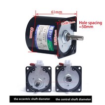 저속모터 1개/몫 220V2.5/5RPM 60KTYZ AC 동기 모터 강화 샤프트 7MM 감속, 02 5rpm