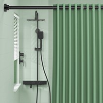 달기 BB921 저소음 화이트 블랙 블라인드설치 레일커튼 커튼레일 암막 라운드 브라켓, 125-220cm