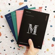 하이모리 이널 서브타이틀 플래너, 단일상품/monthly black