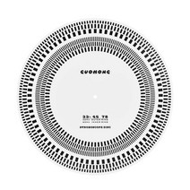 LP 비닐 포노 스피드 테스트 디스크 전문 LP 비닐 레코드 턴테이블 포노타 코미터 캘리브레이션 스트로보 스코프 디스크 회전 속도 감지