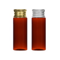 DT20 알루미늄캡 20ml, 갈색용기 실버캡