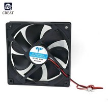 환풍기천장 환풍기 업소용 DC9025 DC12025 냉각 팬 컴퓨터 케이스 2pin 3D 프린터 액세서리 오일 라우터 전원 조용한 산업용 5/12/24V, Type F DC12025 24V