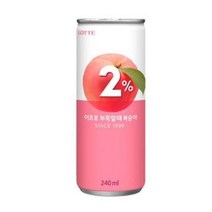 칠성 갈증해소 아미노산 2%부족할때 복숭아 캔 스포츠음료 이온음료 240ML 30개, 29세트
