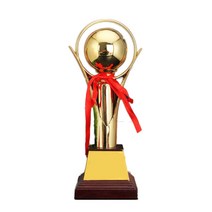 홀인원기념패 홀인원트로피 골프트로피 축구 금속 트로피 금도금 공예 기념품 컵 스포츠 대회 시상 아카데미 인쇄 맞춤형, 3.36.5cm