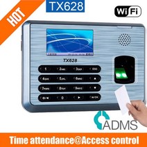 지문인식기 호환 원래 TX628 시간 출석 기계 tcp/ip 웹 서버 지문 기록 WIFI, 05 id wifi adms_04 Spanish