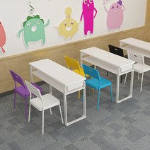 미술학원 책상 테이블 와이드 학원책상 고등학교 학원, 1400x400x750 단층