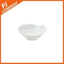 현대기물 유포 화이트 도자기 덴다시 1P 일식기 종지그릇