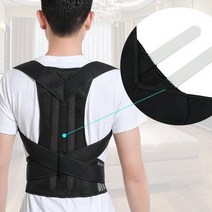 호쿠호니 말린어깨 자세교정밴드 라운드숄더 허리 바른 굽은등 펴기, L