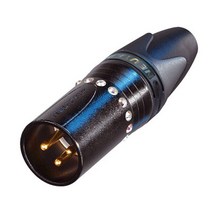 [폴리에이브이] 뉴트릭 CRYSTAL 블랙 XLR(숫) 땜용커넥터[NC3MXX-B-CRYSTAL], 상세내용표시