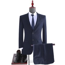 네이비 양복 남성 정장 비즈니스 정장 면접 카고 빅사이즈 정장 작업복