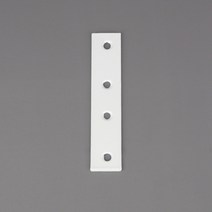 11번 일자 평철 화이트 95x18x1.5, 단품