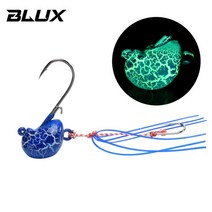 떡밥 투척기 BLUX-20g 30g 딥 컨트롤 업 텐야 마다이 지그 가부라 바다 낚시 미끼 헤드 보트 새우 고무 스, 06 Color F_05 15g