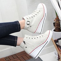 강북오빠 여성 G플라이 키높이 통굽 하이탑 운동화 웨지 스니커즈