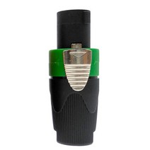 파워콘스피커 Powercon 커넥터 20A Caron 플러그 Speakon 4 핀 Male 오디오 앰프 무대 전원, 03 green
