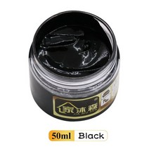 저무리 명품가죽클리너 핸들복원 명품가방가죽클리너 자동차실내세정제 가죽코팅제 차량실내세정제 자동차시트청소 천연가죽클리너 가죽보호제 자동차가죽코팅제 50ml 화이트 수리 페이스트, 검은색