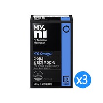 마이니 알티지오메가3 고함량 epa dha 흡수빠른 3세대 r-TG 오메가쓰리 영양제 알래스카 피쉬 오일 어유 비타민E 혈행 기억력 혈중중성지질 눈 건강 5중기능성 효능 추천, 3개, 60캡슐