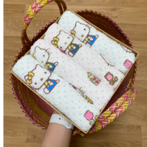 (국산) 헬로키티 4입 수건 타올 타월 세면타올