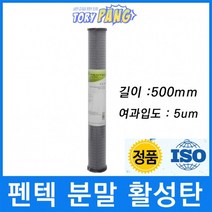 펜텍 C1-20분말 활성탄 필터 500mm 5um