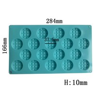 비누만들기diy 실리콘몰드제작 수제 디자인 석고 방향제 몰드 초콜릿 캔들 수제 실리콘 몰드 DIY 제조 도, 02 012blue