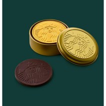 스타벅스 로고 코인 다크 초콜릿 (골드), 스타벅스다크초콜릿