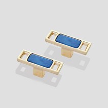 모던 엔틱 골드 가구손잡이 싱크대 손잡이, 38.에쉬 블루 원홀 손잡이