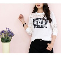 케쥬얼 레이스맨투맨 가을맨투맨