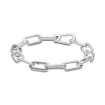 925 스털링 실버 겨울 Stil Mich Serie Armband Runde verliegelung Kette Frauen Mode Schmuck Geschenk, 05 20, 07 MB004