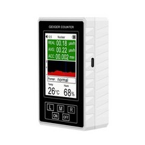 라돈 측정기 센서 정밀 측정 핵 방사선 검출기 가이거 카운터 광선 검출 도구 실시간 평균 누적 선량 모드 테스터, 02. XR1-Pro 배터리 없음 2