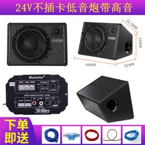 차량용 서브 우퍼 스피커 10인치이상 카 오디오 12V24V, 10인치24V는고음