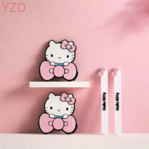 헬로키티 자동차 문콕방지 도어 가드 스크래치 스티커, 핑크(2개)