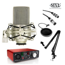 MXL 990 ASMR 녹음마이크 스칼렛솔로(3세대) 스탠드 패키지 ITFCS, 본품