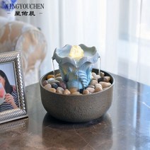 미니분수대 실내 인테리어 선물 분수 장식 인공 가정용 장식용 가습기 분수대, 01