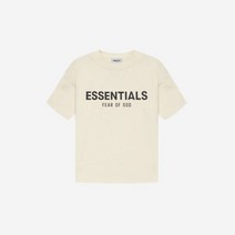 [정품] (키즈) 에센셜 티셔츠 크림 - 21SS (Kids) Essentials T-Shirt Cream