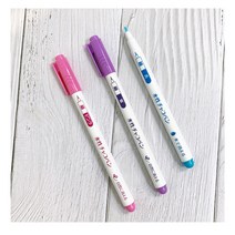토이앤스티치/일본 크로바 수성펜-가는타입 원단펜 수예용펜 퀼트 프랑스자수 십자수, 수성펜-가는타입-블루(24-412)