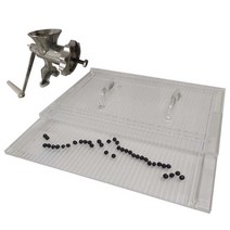 환 제조기 조출기 한방 틀 만들기 수동 알약 당의기, 6mm 펠릿(둥근 입 수동 스트립 메이커)