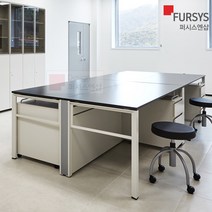 퍼시스 실험대 실험실 랩실책상 1500 테이블 LAR125F, 화이트상판