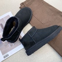 호주 클래식 울트라 미니 플랫폼 스노우 부츠 양피 겨울 숙녀 양모 따뜻한 슬립온 신발 홈 슬리퍼, 17 19_10 43